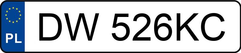 Numer rejestracyjny DW 526KC posiada FORD FOCUS - DW526KC