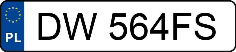 Numer rejestracyjny DW 564FS posiada AUDI A4 Avant 1.9 TDi Kat. B5 A4 Avant 1.9 TDi Kat. B5 - DW564FS