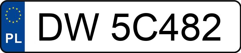 Numer rejestracyjny DW 5C482 posiada SKODA Octavia II 1.9 TDI MR`04 E4 Classic - DW5C482