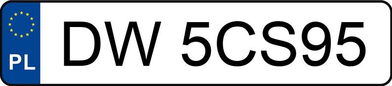 Numer rejestracyjny DW 5CS95 posiada BMW 520 Diesel DPF MR`10 E6 F10 520 Diesel DPF MR`10 E6 F10 - DW5CS95