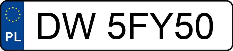 Numer rejestracyjny DW 5FY50 posiada JAGUAR F-PACE - DW5FY50 Numer rejestracyjny DW 5FY50 posiada JAGUAR F-PACE - DW5FY50