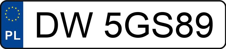 Numer rejestracyjny DW 5GS89 posiada JAGUAR XE - DW5GS89