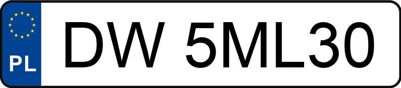 Numer rejestracyjny DW 5ML30 posiada VOLKSWAGEN ARTEON - DW5ML30
