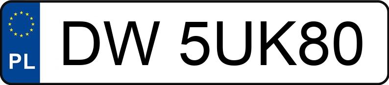 Numer rejestracyjny DW 5UK80 posiada SKODA Superb III 2.0 TDI MR`20 E6d Style DSG - DW5UK80