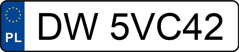 Numer rejestracyjny DW 5VC42 posiada IVECO/JEGGER 35S18 IS35SI2AA/JG - DW5VC42