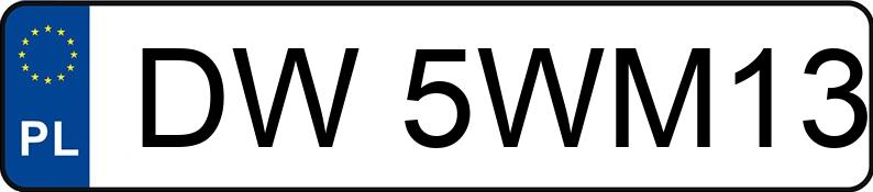 Numer rejestracyjny DW 5WM13 posiada RENAULT ARKANA - DW5WM13