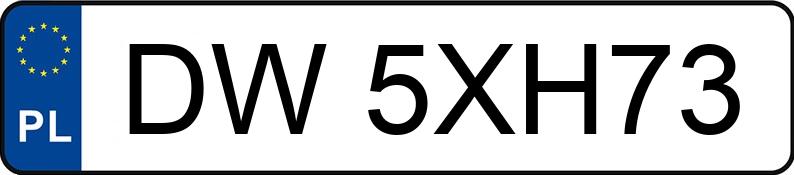 Numer rejestracyjny DW 5XH73 posiada FORD GALAXY - DW5XH73