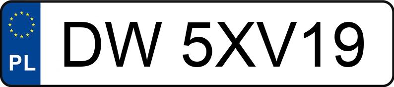Numer rejestracyjny DW 5XV19 posiada SKODA OCTAVIA - DW5XV19 Numer rejestracyjny DW 5XV19 posiada SKODA OCTAVIA - DW5XV19