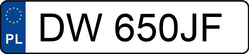 Numer rejestracyjny DW650JF posiada BMW 525 Touring Diesel Kat. MR`01 E3 E39 525 Touring Diesel Kat. MR`01 E3 E39