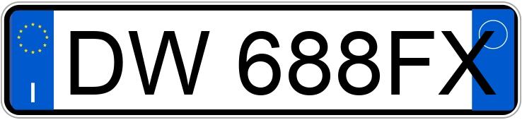 Numer rejestracyjny DW688FX posiada FIAT QUBO Numer rejestracyjny DW688FX posiada FIAT QUBO