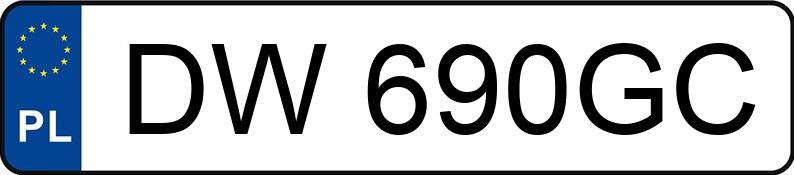 Numer rejestracyjny DW690GC posiada BMW Seria 7 728i Kat. E38