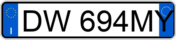 Numer rejestracyjny DW694MY posiada SAAB 9-3 2a serie Numer rejestracyjny DW694MY posiada SAAB 9-3 2a serie