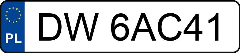 Numer rejestracyjny DW 6AC41 posiada MAZDA MAZDA3 - DW6AC41