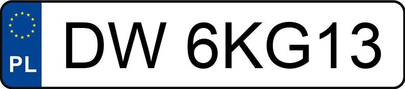 Numer rejestracyjny DW6KG13 posiada OPEL Astra Classic III MR`10 E5 Astra Classic III MR`10 E5