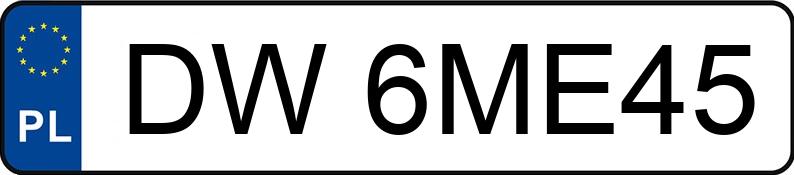 Numer rejestracyjny DW 6ME45 posiada OPEL Zafira Tourer MR`12 E5 Cosmo S&S - DW6ME45