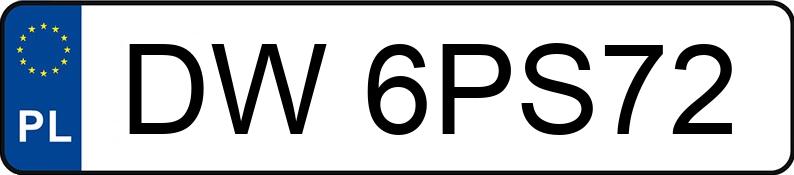Numer rejestracyjny DW 6PS72 posiada TOYOTA COROLLA - DW6PS72