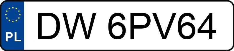 Numer rejestracyjny DW 6PV64 posiada MINI [BMW] Mini Clubman 1.6 Diesel MR`10 E5 One D - DW6PV64