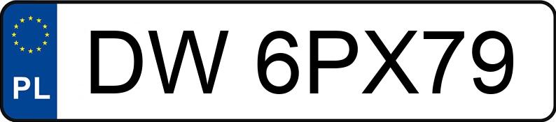 Numer rejestracyjny DW 6PX79 posiada SKODA FABIA - DW6PX79 Numer rejestracyjny DW 6PX79 posiada SKODA FABIA - DW6PX79