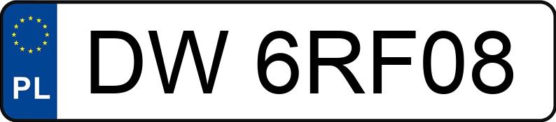 Numer rejestracyjny DW 6RF08 posiada CUPRA FORMENTOR - DW6RF08