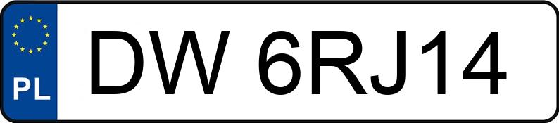 Numer rejestracyjny DW 6RJ14 posiada ALFA ROMEO 159 S-wagon 1.9 JTDM-jet DPF MR`06 E4 939 Distinctive - DW6RJ14