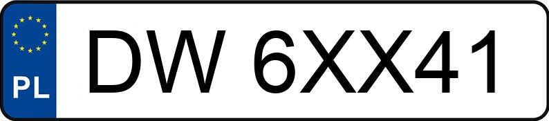Numer rejestracyjny DW 6XX41 posiada TOYOTA Corolla Sedan MR`02 E3 Terra Polaris - DW6XX41