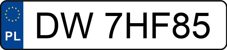 Numer rejestracyjny DW 7HF85 posiada BMW 118D - DW7HF85 Numer rejestracyjny DW 7HF85 posiada BMW 118D - DW7HF85