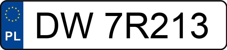 Numer rejestracyjny DW 7R213 posiada SEAT IBIZA - DW7R213