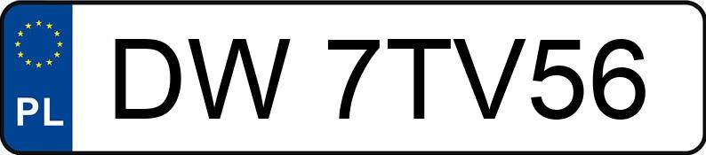 Numer rejestracyjny DW 7TV56 posiada MERCEDES-BENZ CLS 500 MR`04 E3 219 CLS 500 MR`04 E3 219 - DW7TV56