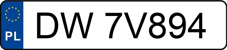Numer rejestracyjny DW 7V894 posiada AUDI A4 - DW7V894 Numer rejestracyjny DW 7V894 posiada AUDI A4 - DW7V894
