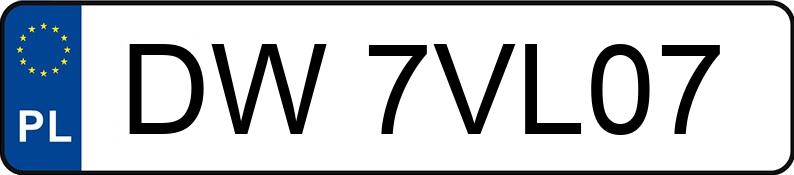 Numer rejestracyjny DW 7VL07 posiada MCLAREN GT - DW7VL07