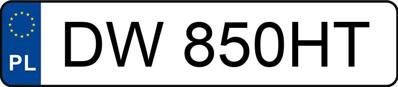 Numer rejestracyjny DW 850HT posiada SKODA Octavia II 1.4 MR`09 E5 Mint DSG7 - DW850HT