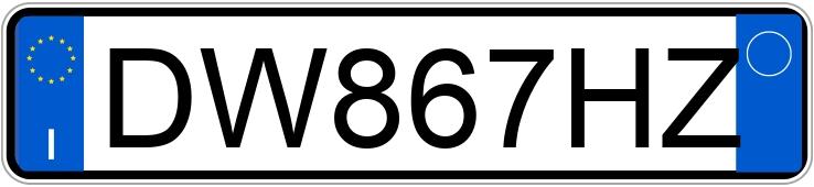 Numer rejestracyjny DW867HZ posiada FIAT Punto 3a serie Numer rejestracyjny DW867HZ posiada FIAT Punto 3a serie