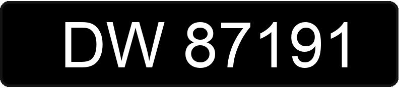 Numer rejestracyjny DW 87191 posiada VOLKSWAGEN Passat 1.6 MR`80 - DW87191