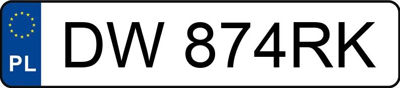 Numer rejestracyjny DW 874RK posiada SKODA FABIA - DW874RK Numer rejestracyjny DW 874RK posiada SKODA FABIA - DW874RK