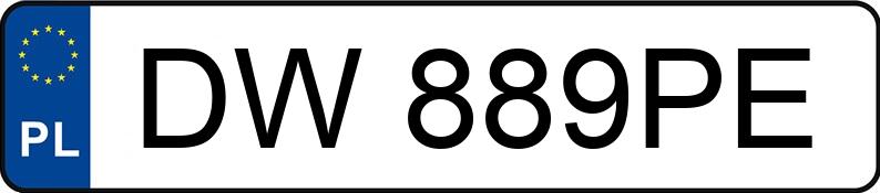Numer rejestracyjny DW 889PE posiada BMW 525 - DW889PE Numer rejestracyjny DW 889PE posiada BMW 525 - DW889PE