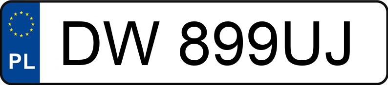 Numer rejestracyjny DW 899UJ posiada SUBARU FORESTER - DW899UJ