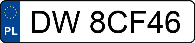 Numer rejestracyjny DW 8CF46 posiada BMW 530i MR`16 E6 G30 xDrive Steptronic - DW8CF46