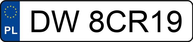 Numer rejestracyjny DW 8CR19 posiada KIA CEED - DW8CR19