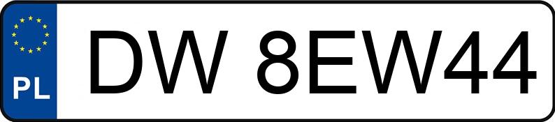 Numer rejestracyjny DW 8EW44 posiada SMART Smart 700 City MR`02 E3 Smart & Pure - DW8EW44