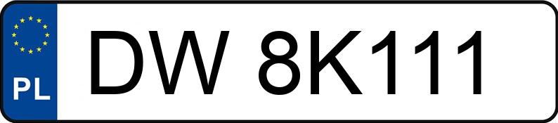 Numer rejestracyjny DW 8K111 posiada BMW 528I - DW8K111 Numer rejestracyjny DW 8K111 posiada BMW 528I - DW8K111