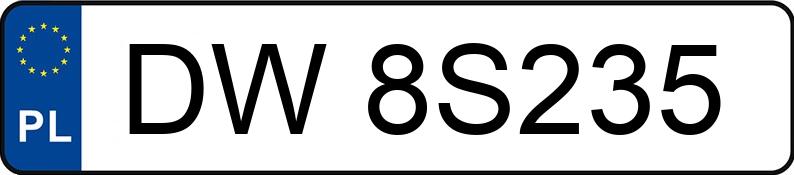 Numer rejestracyjny DW 8S235 posiada OPEL INSIGNIA - DW8S235 Numer rejestracyjny DW 8S235 posiada OPEL INSIGNIA - DW8S235