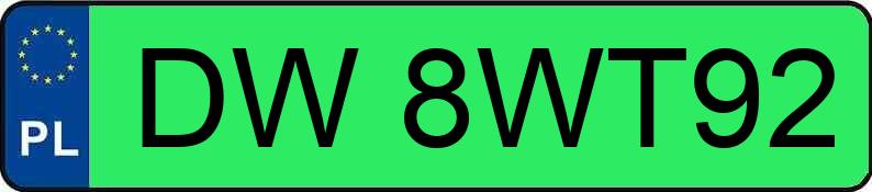 Numer rejestracyjny DW 8WT92 posiada TESLA MODEL 3 - DW8WT92 Numer rejestracyjny DW 8WT92 posiada TESLA MODEL 3 - DW8WT92