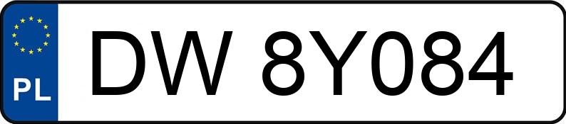 Numer rejestracyjny DW 8Y084 posiada FORD MONDEO - DW8Y084