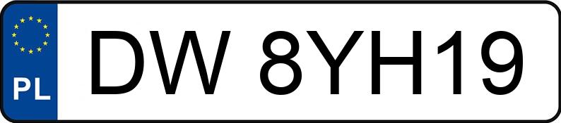 Numer rejestracyjny DW 8YH19 posiada BMW 330i Coupe Kat. MR`02 E3 E46 Ci - DW8YH19