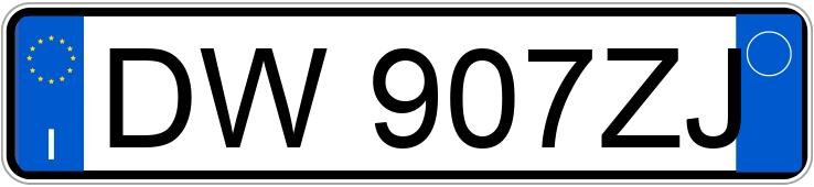 Numer rejestracyjny DW907ZJ posiada VOLKSWAGEN Golf 6a serie Numer rejestracyjny DW907ZJ posiada VOLKSWAGEN Golf 6a serie