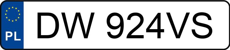 Numer rejestracyjny DW924VS posiada VOLKSWAGEN Passat GP 2.0 MR`00 E3 Comfortline Aut.