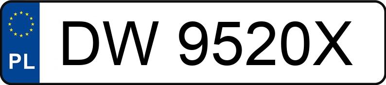 Numer rejestracyjny DW9520X posiada DAEWOO / FSO FSO-1500 1.5 C