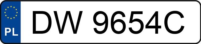 Numer rejestracyjny DW 9654C posiada VOLKSWAGEN Golf IV 1.9 TDI MR`97 Basis 4MOTION - DW9654C