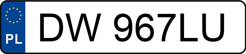 Il numero di registrazione DW 967LU ha MAN TGA 18.390 - DW967LU