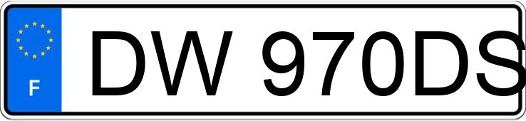 Numer rejestracyjny DW970DS posiada BMW SERIE 3